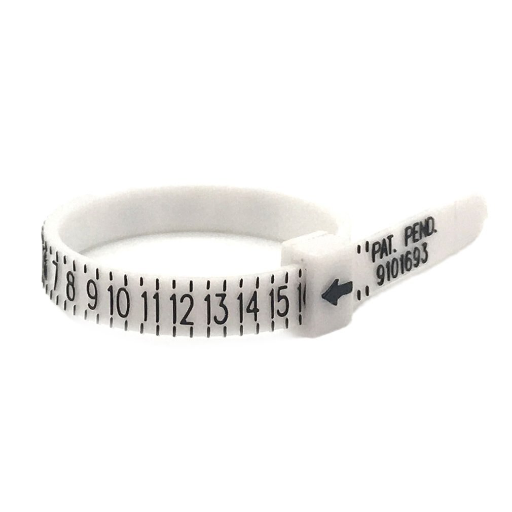 Ring Sizer Plastic Finger Sizing Measurement Belt Uk Ring Size Measurement Check Your Size Ring Sizer Measure Finger Size: US
