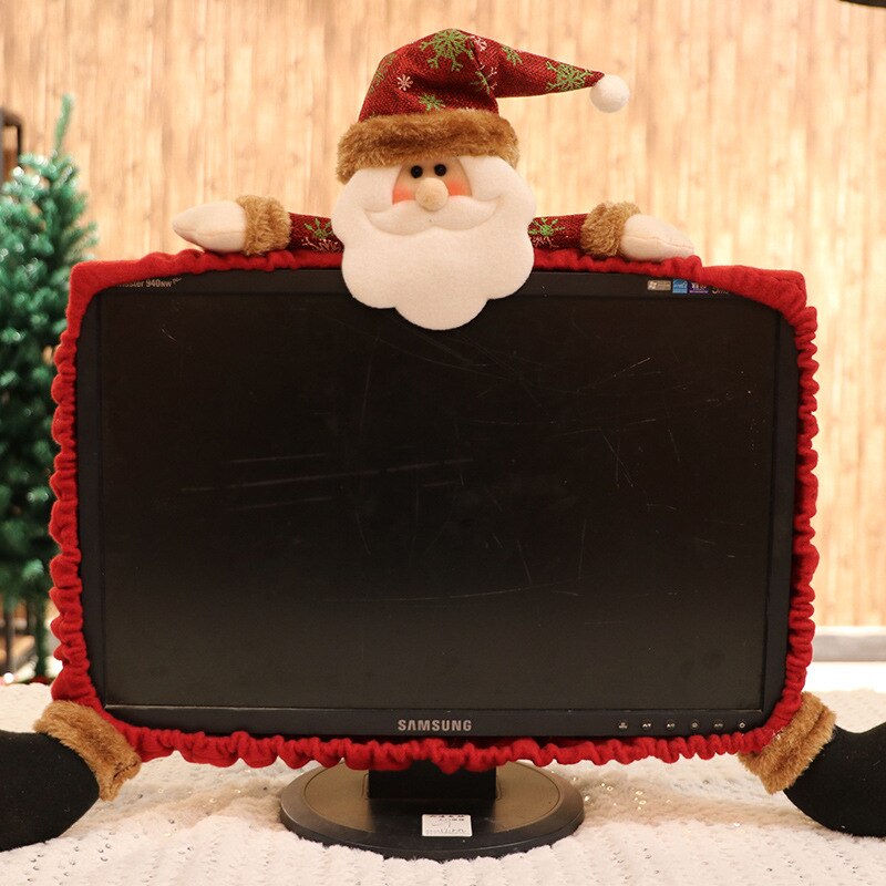 Dekorative Weihnachten Computer Tuch Staub Schutzhülle Kreative SchöNe Ware: Santa
