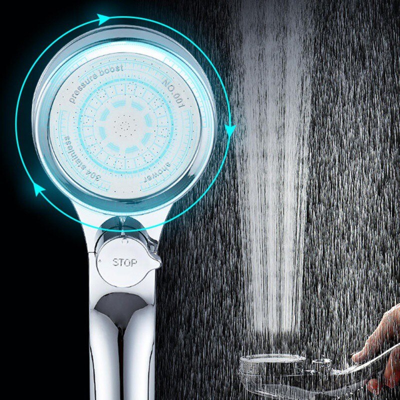 Japanese Style Pressurized Shower Head With Switch Household Handheld Shower Head Bathroom Supplies