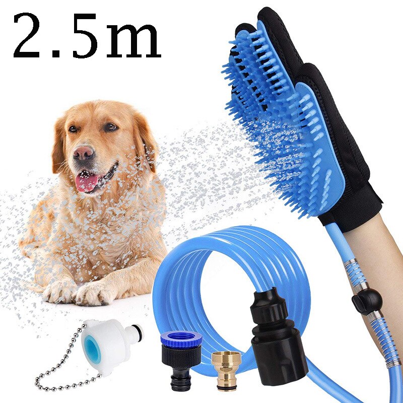 Petshy Huisdier Bad Sproeiers Kat Hond Grooming Handschoenen Huisdieren Honden Baden Tool Borstel Voor Kat Hond Massager Douche Cleaning Sproeiers: Default Title