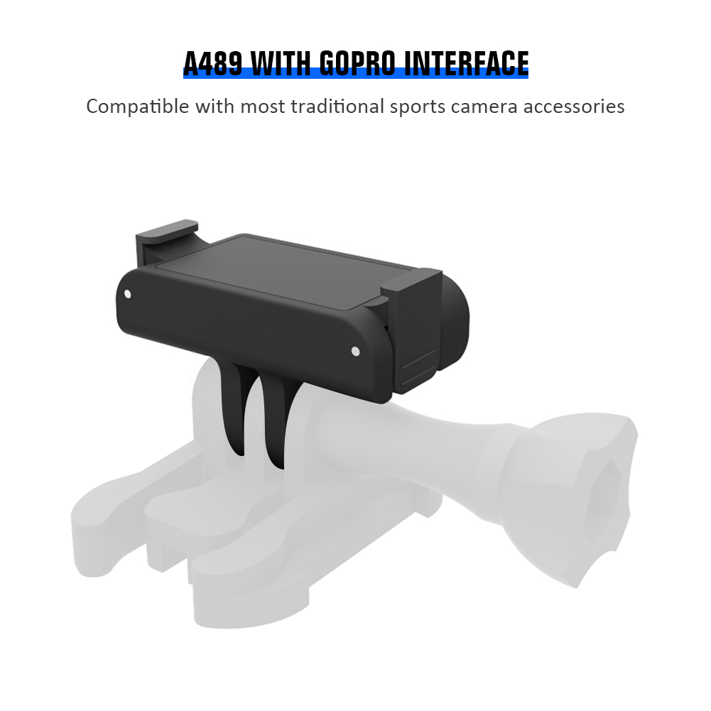 Magnetische adapterhalterung für dji action 2 kamera , 1/4 in -schrauben-stativhalterung, stick, handschlaufe, halterung, sportkamerazubehör