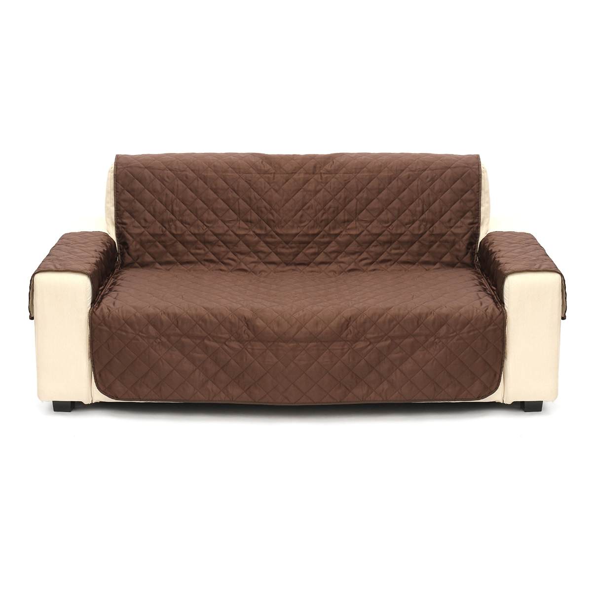 1/2 Zits Huisdier Sofa Cover Hond Kat Sofa Meubelen Couch Beschermende Pad Non Slip Anti Fouling Armsteun Kussenovertrekken Protector Deken: 2 Seater