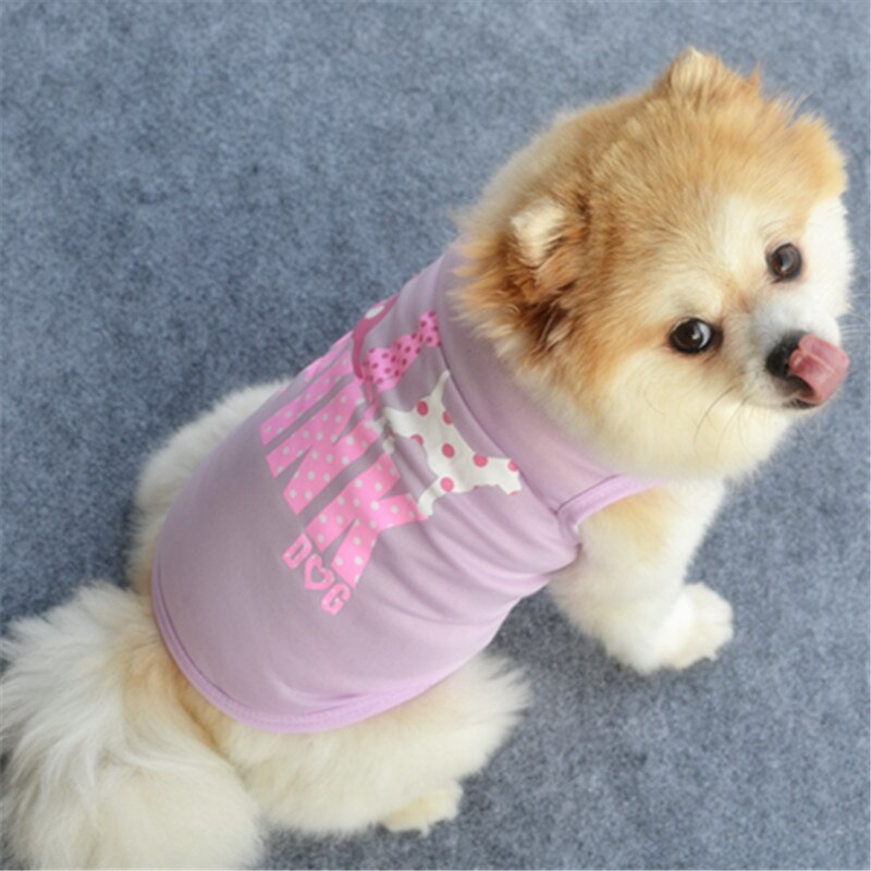 Ropa para Perro barata adorable chaleco para Perro camisa de Ropa para mascotas para perros traje de algodón cachorro mascota Ropa para perros pequeños Ropa de Perro