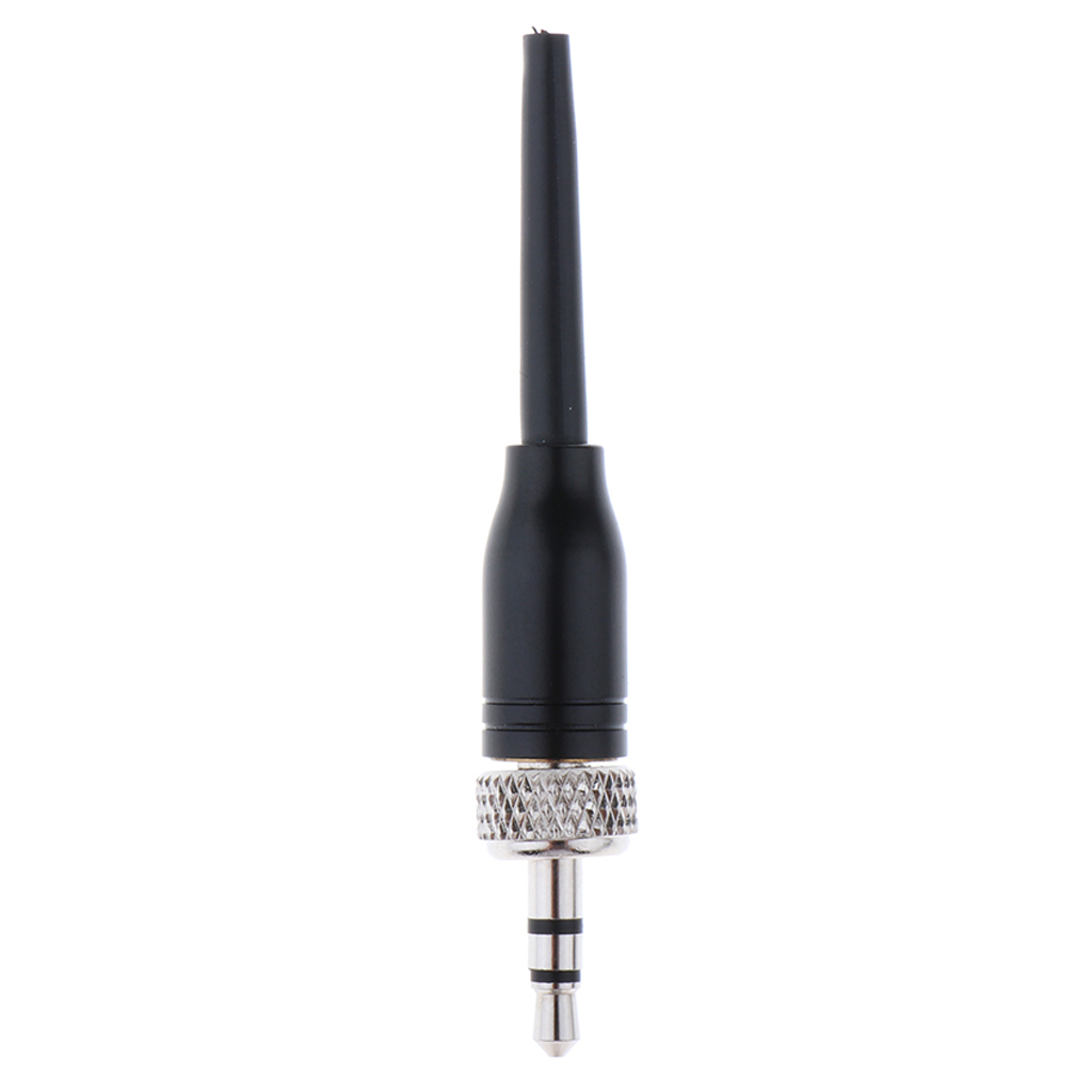 3.5 Mm Stereo Jack Plug Mini Audio Connection for Repair Microphone Black