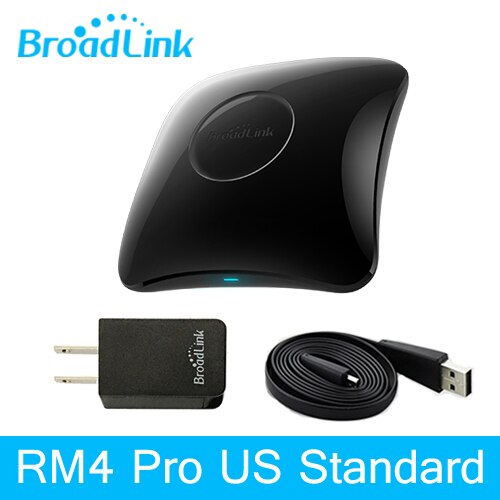 Broadlink RM PRO+ RM33 2020Universal Intelligent Remote Controller Smart Home Automation WiFi+IR+RF Switch For IOS Android Phone: RM4 Pro US