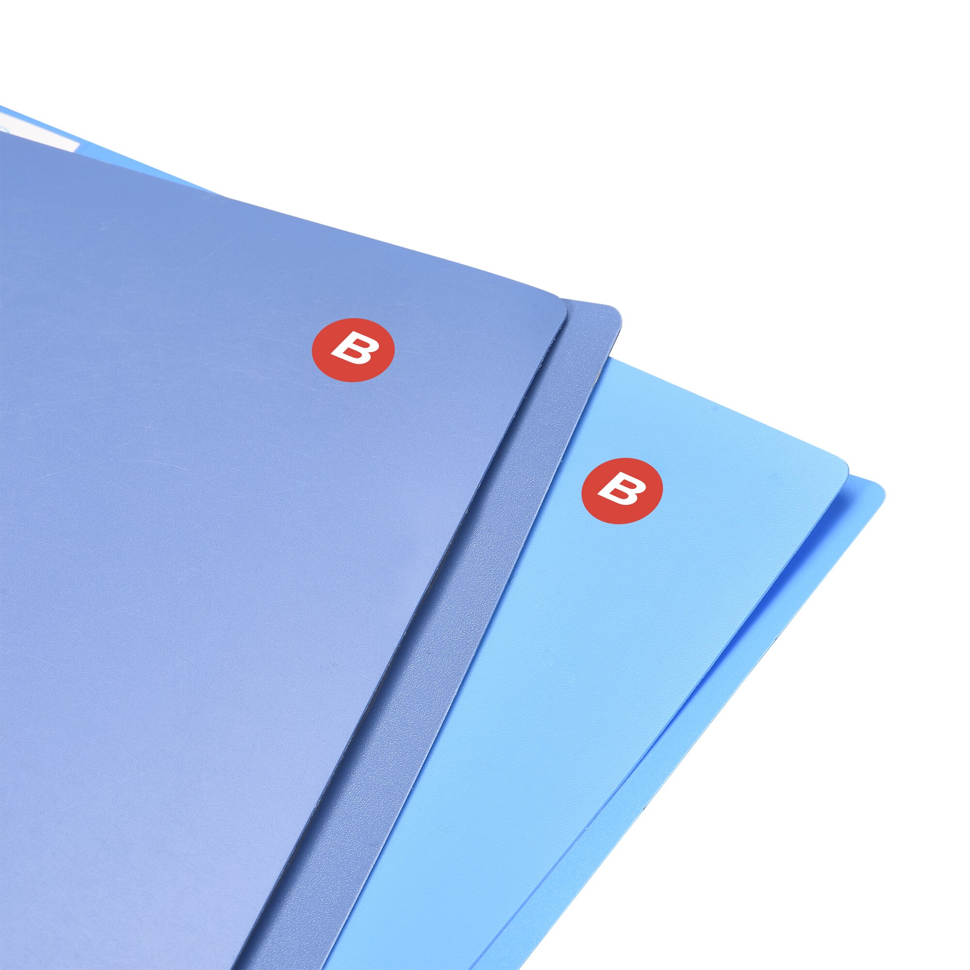 Uxcell Round Letter Stickers, 20mm Dia Letter B Self Adhesive PVC Label Red 500 Pcs