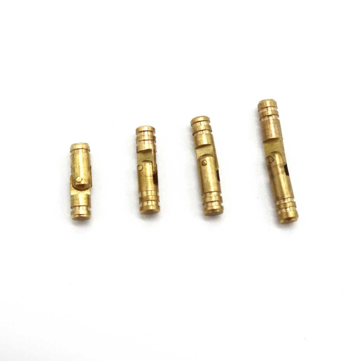 10 Pcs/pack boîte à bijoux vin caisse en bois fournitures caché Invisible caché baril charnière pur cuivre meubles matériel