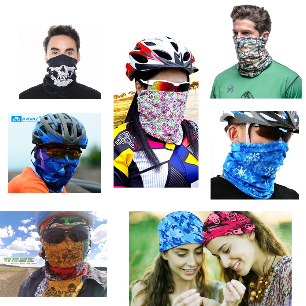 Bandana visage crâne pour cyclisme randonnée pêche Protection UV guêtre de cou à séchage rapide hommes femmes squelette impression foulard cagoule