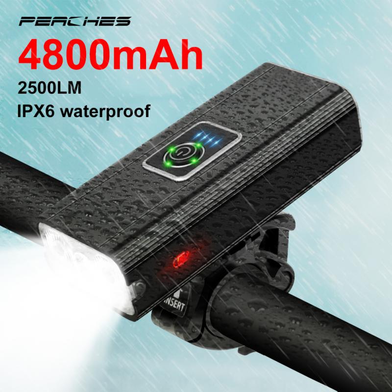Linterna de ciclismo para bicicleta, luces para bicicleta, luz LED frontal y trasera recargable, iluminación para bicicleta de montaña