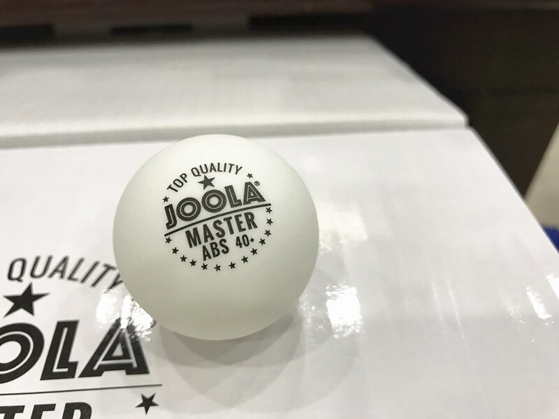 100 pelotas de tenis de mesa JOOLA de plástico Maestro de costura 1 Estrella de entrenamiento 40 + ABS material poly ping pong bola de tenis de mesa