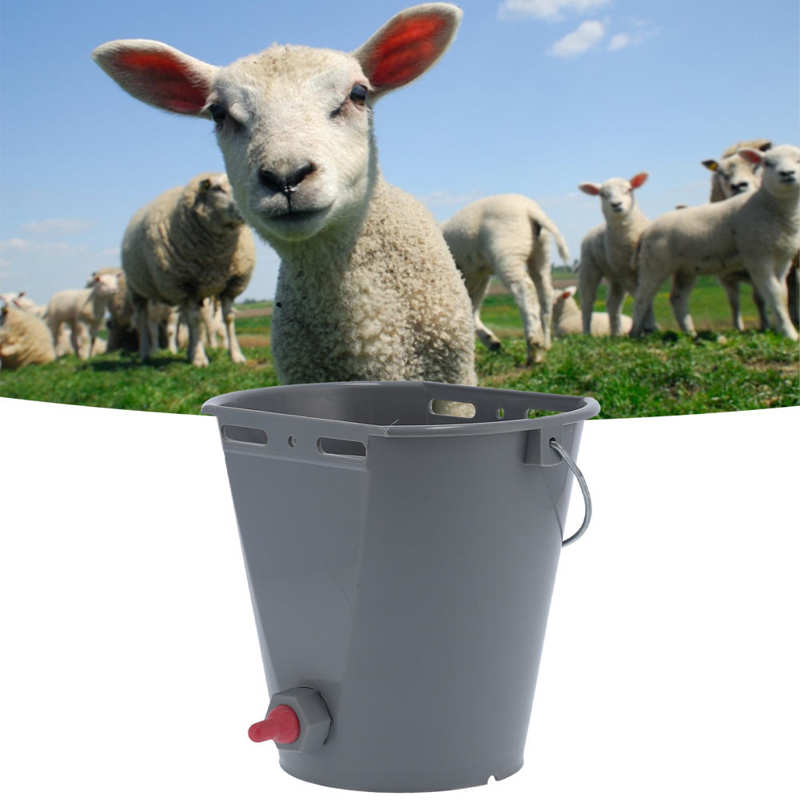Milk Feed Bucket Livestock Milk Feed Bucket Durable for Farms for Animal Husbandry for Livestock Farms
