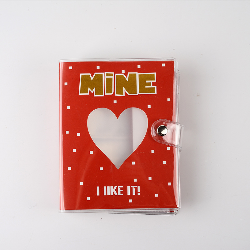 EZONE – Album Photo 3 pouces, Mini classeur de cartes de visite en PP, livre de Collection, Collection de timbres, livret: 9