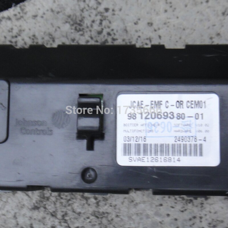 Ursprüngliche rot licht Bildschirm Monitor Unterstützung Anzeige USB Optional Englisch &Ampere; Französisch 6 Stift für Peugeot Für Citroen