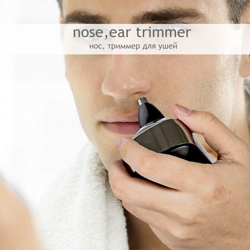 Electric Shaver Multifunctional Electric Grooming Kit For Men Wet Dry For Men Electric Razor Rechargeable Bald Head Shaving Mach