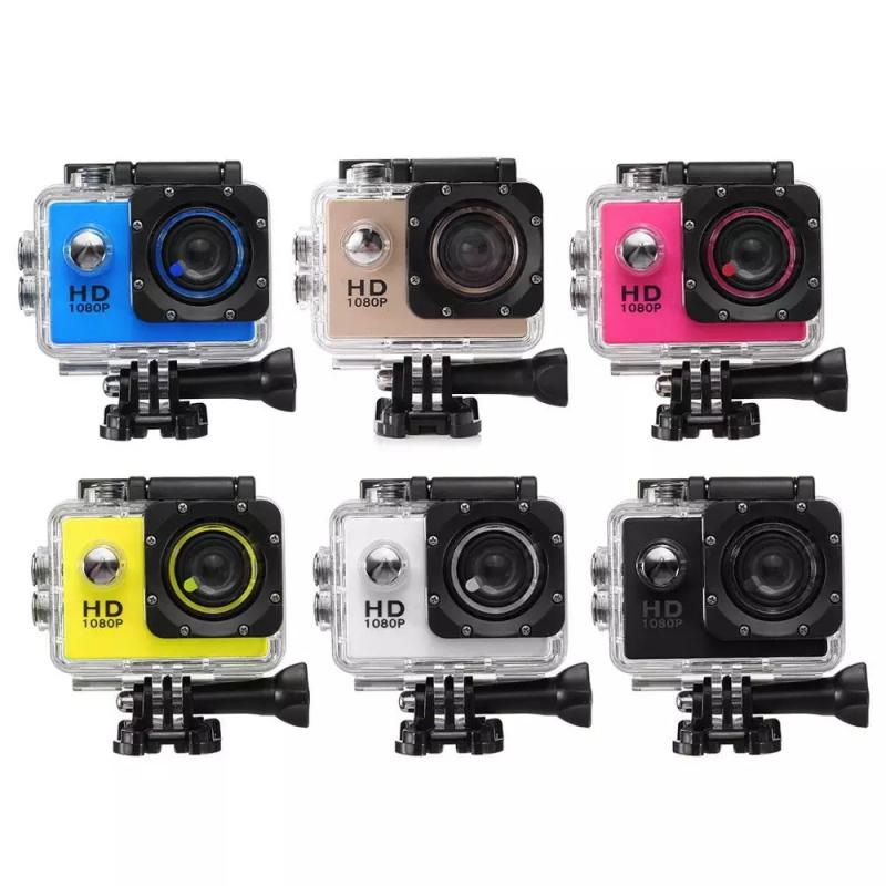 1pcs Action Camera 140 Degree Wide-angle High Definition LCD Screen Multi-color Optional Water Sports Waterproof 12MP HD 1080P