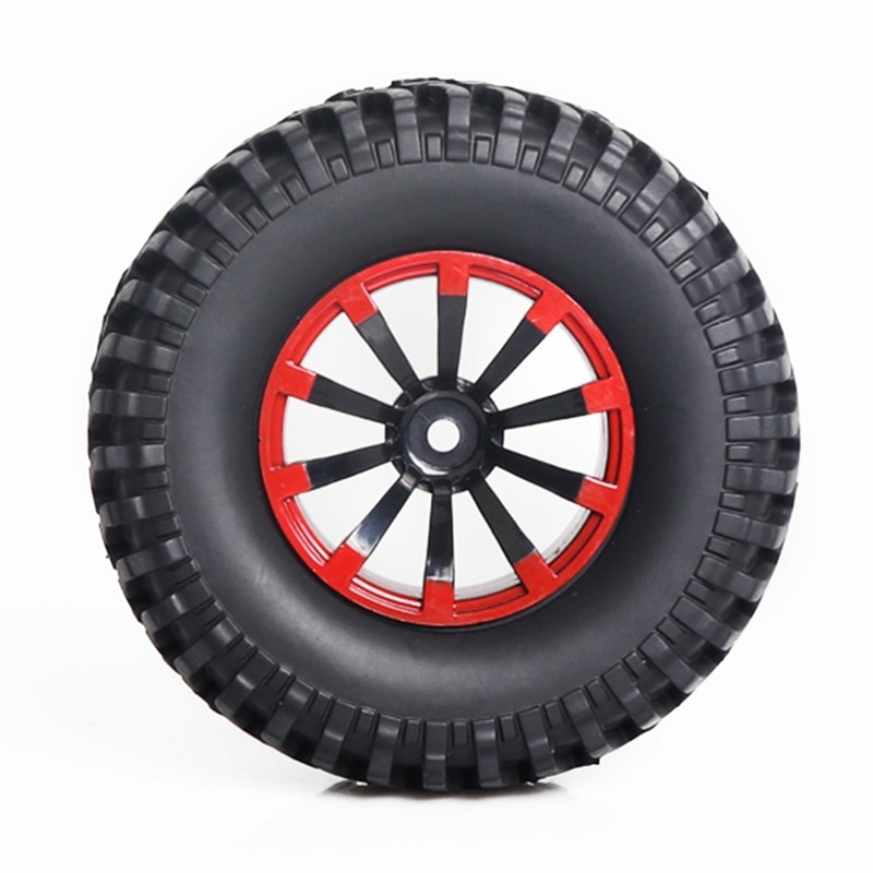 4Pcs 120Mm 1.9 Inch Rubber Rocks Tyres / Wheel Tires for 1:10 Rc Rock Crawler Axial Scx10 90047 D90 D110 Tf2 Traxxas Trx-4