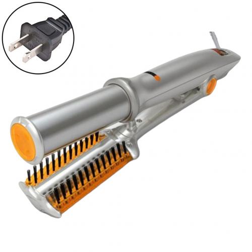 Professionele Dual Gebruik Elektrische Roterende Haar Krultang Stijltang Krullen Spalk Haar Krultang Rechttrekken Machine: US Plug