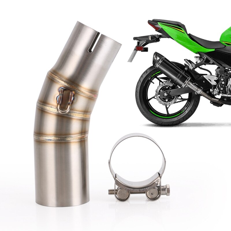 Motorcycle 51Mm Stainless Steel Exhaust Pipe for Kawasaki Ninja 400 Z400 Ninja 400 Connecting Tube