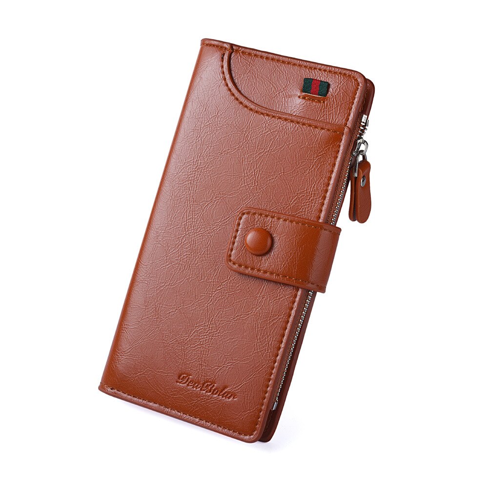 Newhotstacy – pochette portefeuille longue pour femmes, sac multifonctionnel pour téléphone portable, fermeture éclair, sac à cartes, 110619: 4