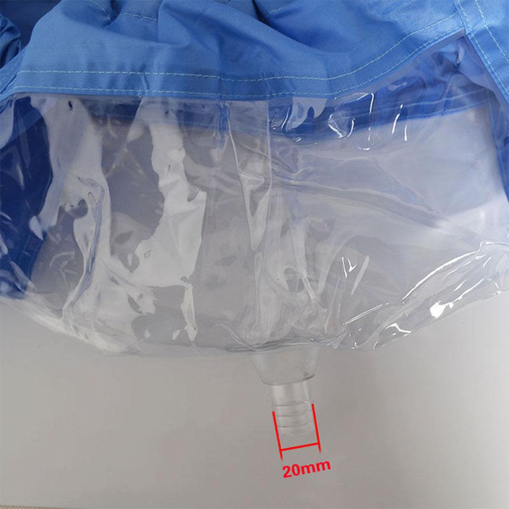 Blauwe airconditionerhoes schoonmaken, stofvrij maken, hoes schoonmaken, waterdichte beschermer