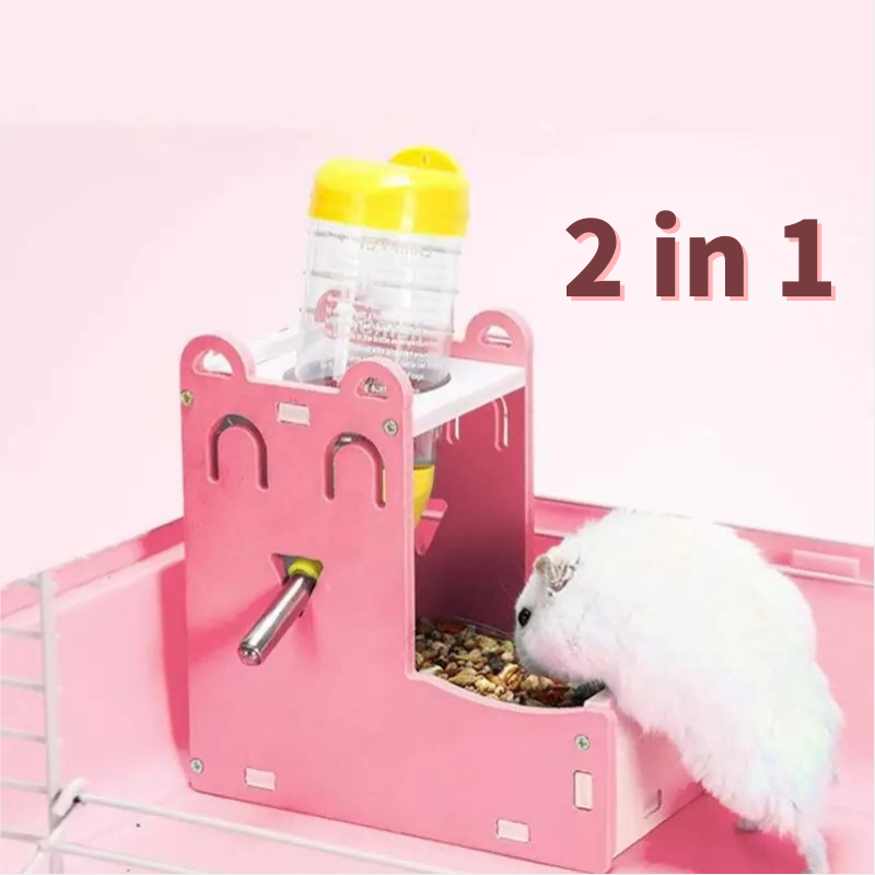 Abreuvoir Durable pour Hamster, petit porte-bouteille pour animaux de compagnie, mangeoire pour Hamster et lapin, Mini alimentation en eau mignonne, fournitures pour animaux de compagnie