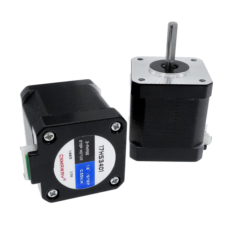 High torque 42 Stepper Motor 2 PHASE 4-lead Nema17 motor 42BYGH34 48MM 1.96A 0.6N.M LOW NOISE (17HS3401) motor for CNC XYZ
