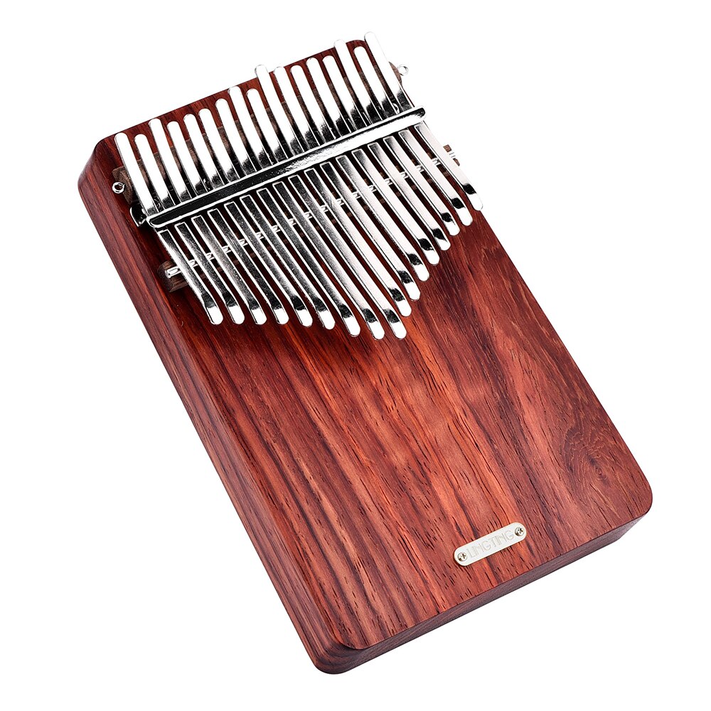Lingting K17A Padauk Kalimba 17-Key Thumb Piano Kalimba Mbira Sanza Padauk Matetial Met Opbergtas Draagtas Muziek stickers
