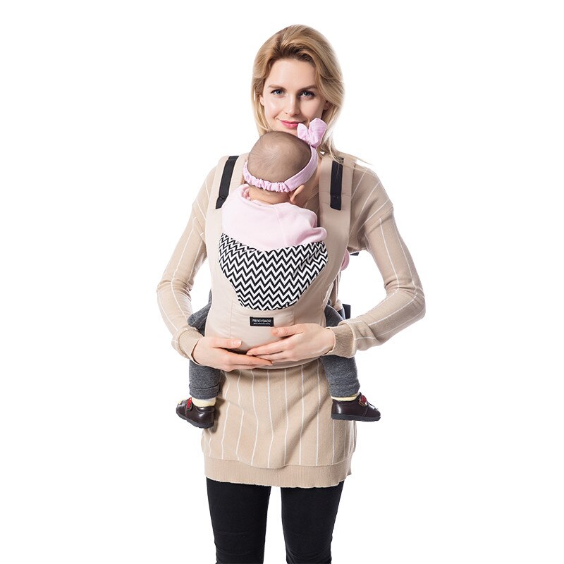 shopping Real Canguru Baby Wraps ergonómico portabebés mochilas Sling Wrap algodón bebé recién nacido correa de transporte para mamá: Khaki