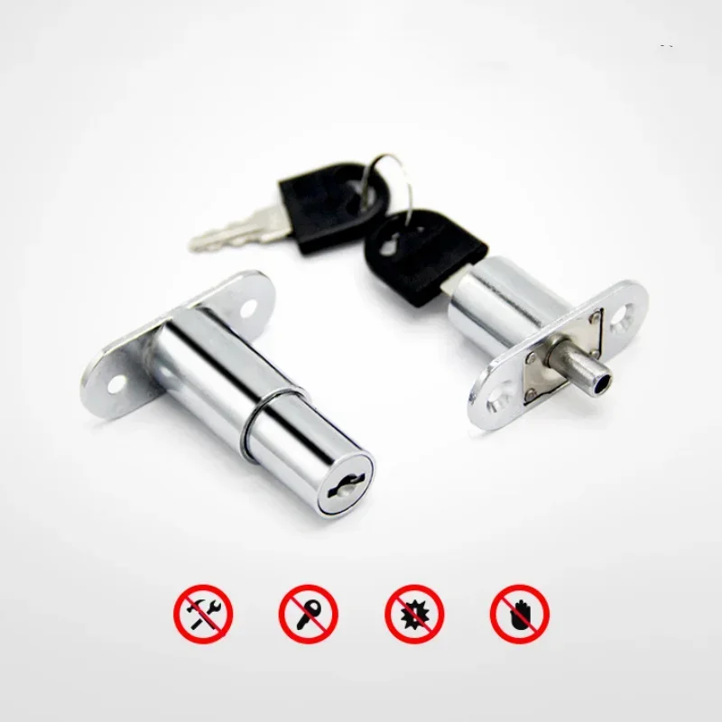 23/32mm Schuifdeur Raam Sloten met Sleutels Tong Deur Bolt Klink Kast Kledingkast Schuifdeur met sleutel Meubelbeslag