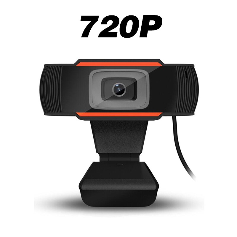 30 Degrees Rotatable USB 2.0 Webcam 1080p Full HD 480P 720P Video Recording Web Camera Logitech Webcam with Micro for PC Network: 720P