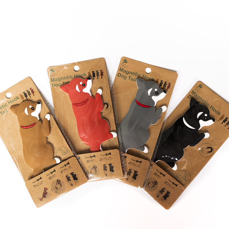 Imanes de nevera con dibujos de animales para cocina, gancho fuerte magnético de PVC, con forma de cadena, cola flexible, almacenamiento, 1 unidad