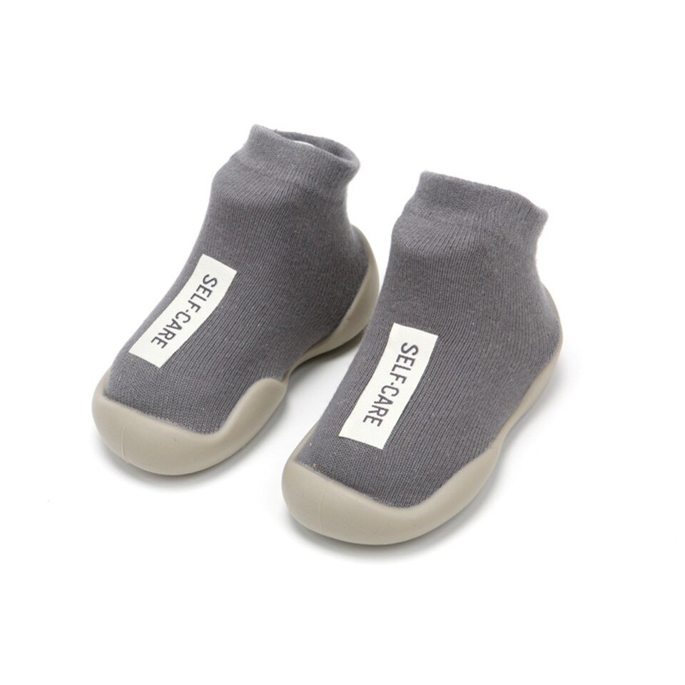 Schoenen Baby Eerste Stappen Booties Voor Baby Jongens Pasgeborenen Jongen Kinderen Baby Jongens Meisjes Baby Slippers Babyschoenen Sneakers: Grey / 13-18 Months