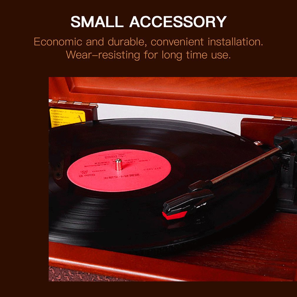 2018 mais novo cartucho de phono plataforma giratória com substituição stylus para vinil black & red record player econômico e durável onleny