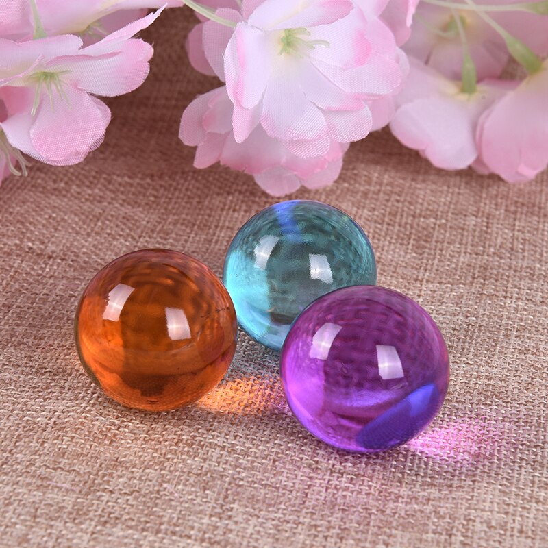 30mm boule de cristal Quartz verre Transparent boule sphères boule de verre photographie boules cristal artisanat décor Feng Shui