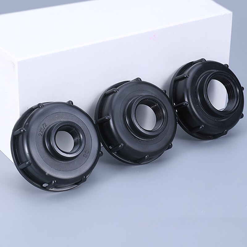 S60x6 Coarse Thread to 1/2" 3/4" Internal Thread IBC Tank Fittings Plastic Drain Adapter for Hose Faucet Valve Drain Hose Adapte