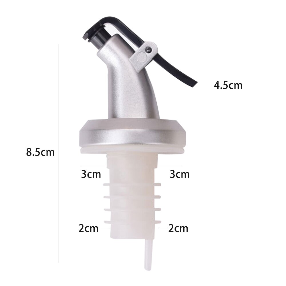 Bottle Sprayer for Oil Oliver Sauce Boats Rubber Bottle Stopper Leak Proof Nozzle Wine Pourer Liquor Dispenser Kitchen Bar Tool: 03