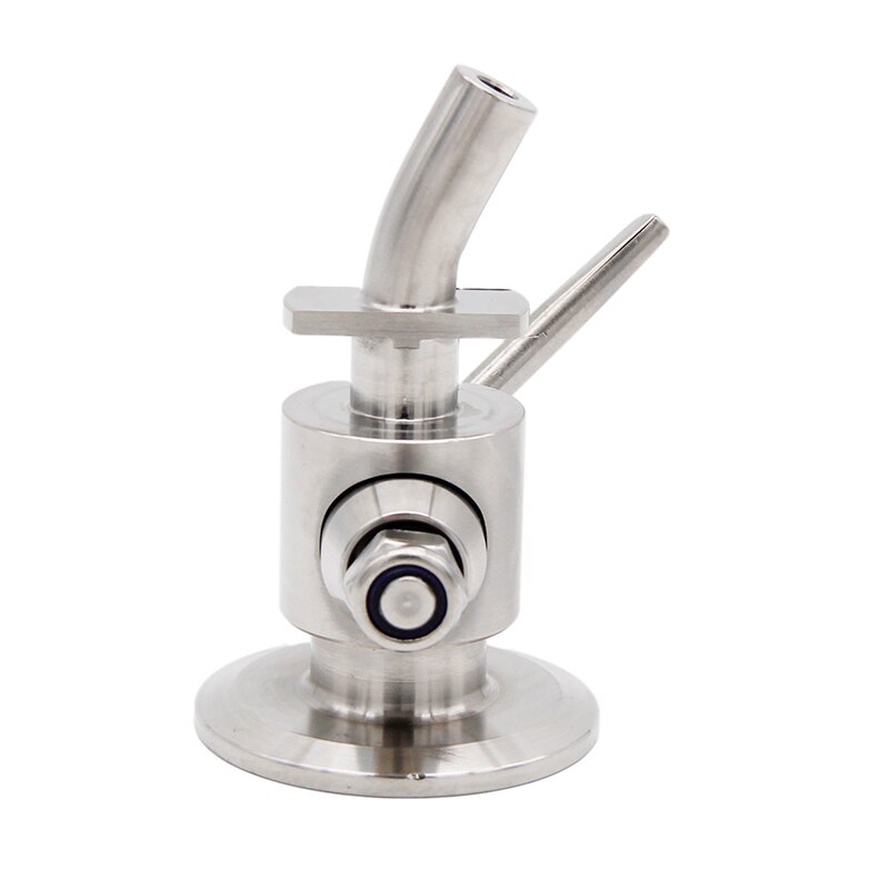 1.5"TC Sample Valve Lever Style 304 Stainless Steel Sanitary Clamp Brewing Sample Valve Homebrew Conical Fermenter