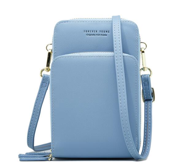 Crossbody Cell Phone Shoulder Bag Cellphone Bag Daily Use Card Holder Mini Summer Shoulder Bag for Women Wallet: Blue