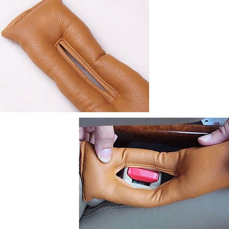 1pc pu lederen voorstoel gap stopper lekvrije stop pad vuller spacer mat kussenhoes auto accessoires universele pasvorm
