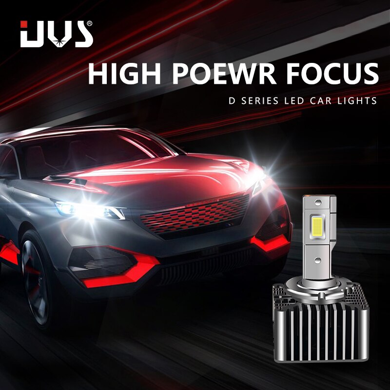 Uvs D1S Led Auto Lamp Gratis Canbus D1R Lamp Auto Headligt High Power 70W 8600Lm Kit Led Te Vervangen hid Conversie