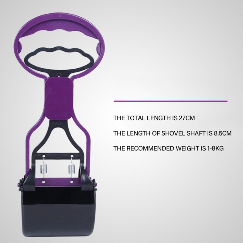 Pet Poop Clip Long Handle Stool Shovel Toilet Picker #: Army Green