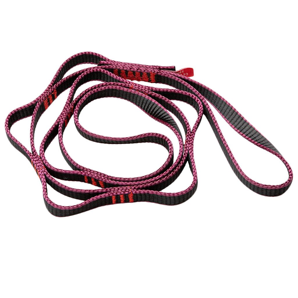 16mm Nylon Daisy Chain Sling 22kN 110cm / 43in for Leading Aid Climbing Ascender Rigging Hammock