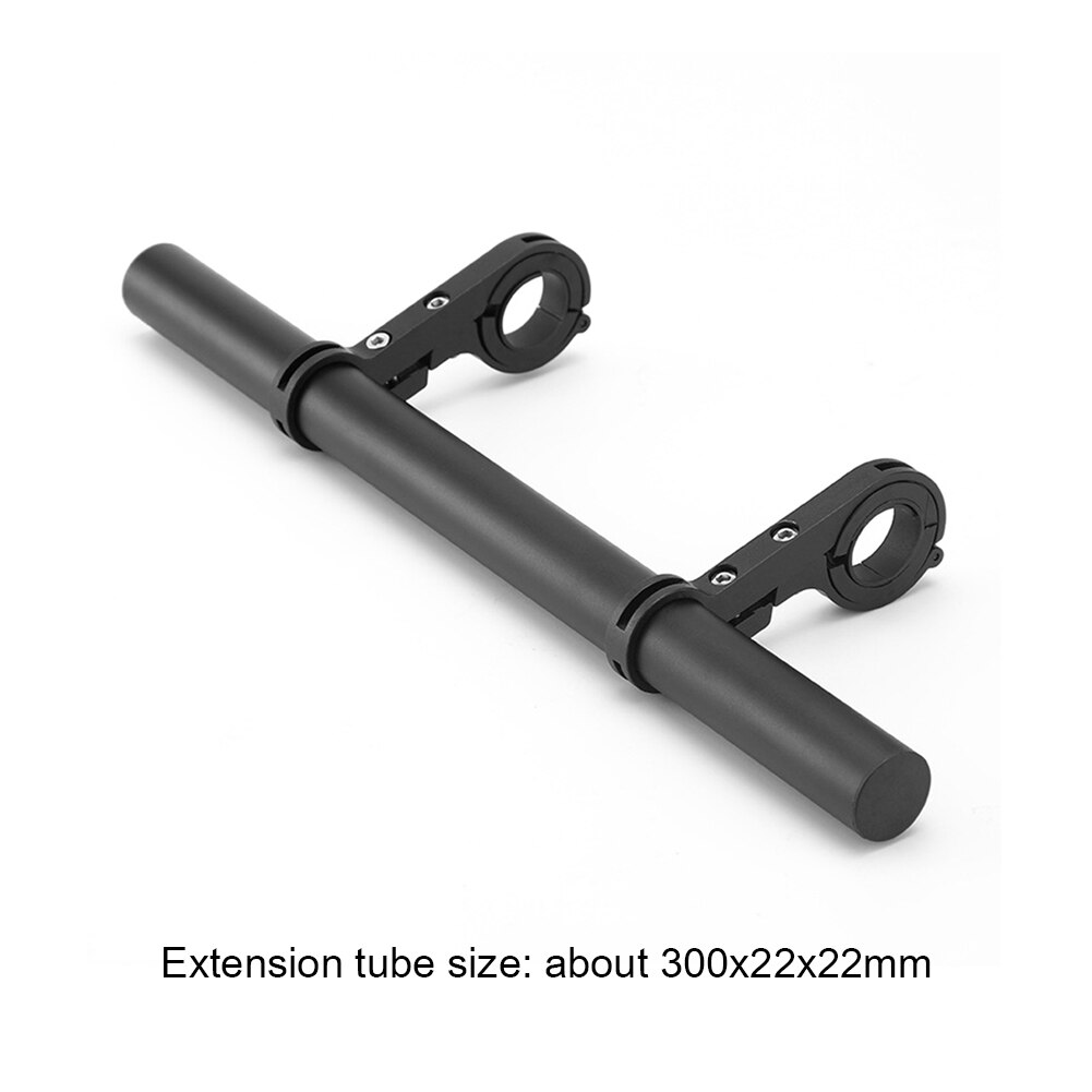 Electric Scooter Handlebar Extender Extension Horn Light Mount Holder Handlebar Riser Adapter Extender Repair for M365 Accessori: Black 30cm
