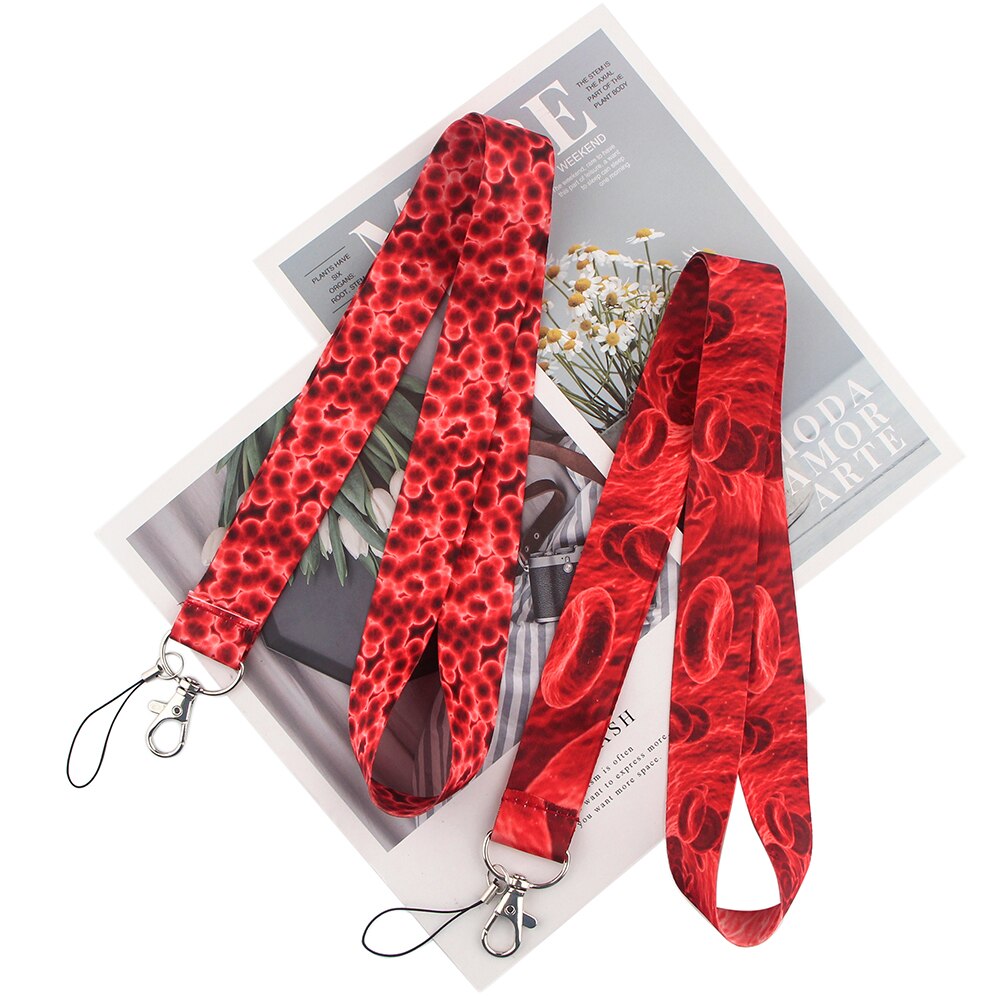 Cordón para colgar llaves de teléfono móvil, cordón para colgar llaves, tarjeta de identificación, soporte para insignia, llavero, YA159