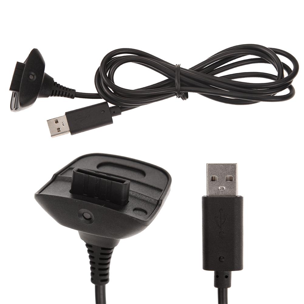 Cabo usb para carregar controle de xbox 360, para jogos sem fio, fonte de alimentação para joystick