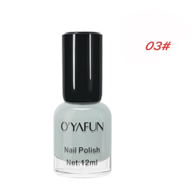 Neglelak hurtigtørrende ingen belysning slik macaron farve neglemaling giftfri gør-det-selv neglekunstpigment glitter neglelak hurtigttørrende: 3