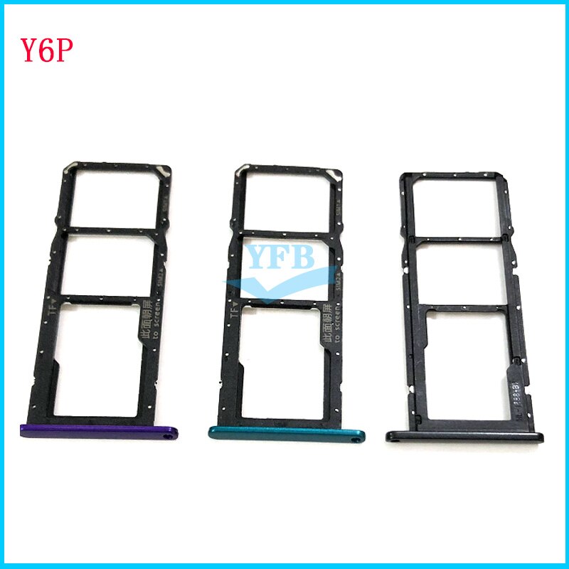 For Huawei Y6p Y7p Reader Sim&SD Card Tray Holder Slot Adapter Replacement Part