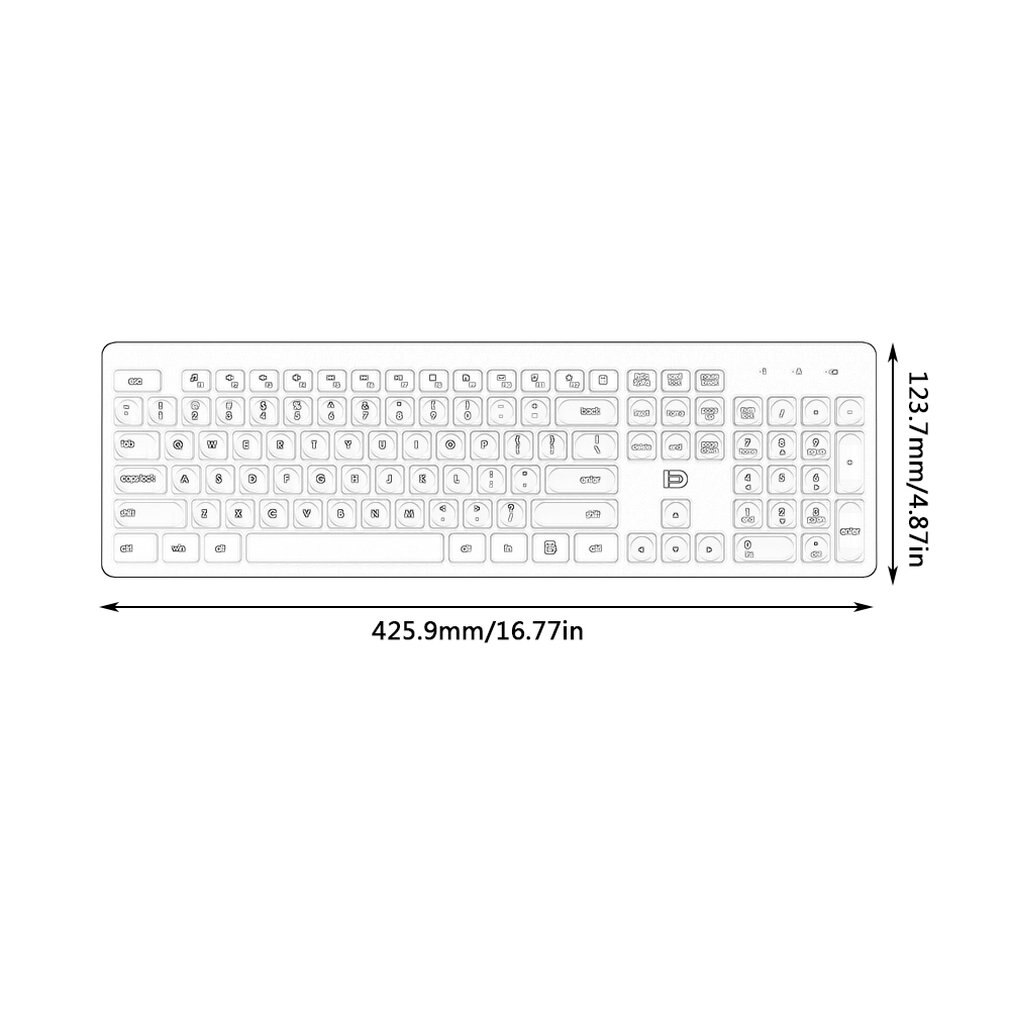 Stylish and Comfortable Universal Ergonomic Silent 2.4G Wireless Keyboard and Mouse Set For Home and Ofice Use, Power Saving