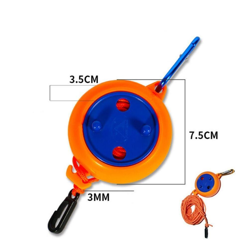 8M Non-perforated Clothesline Portable Retractable Portable Rack Clothing Travel Drying Camping Hanging Outdoor Windproof R U8N1