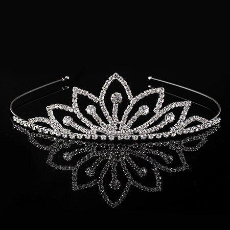 Princess Floral Crown Headband Wedding Hair Jewelry Diadem Head Piece Bridal Hair Ornaments Girls Tiara Prom Bride Headpieces: 29